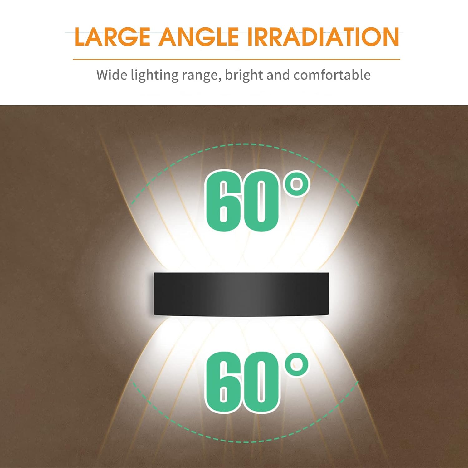 Aplica de exterior LED Line Hofftech, semicirculara, up&down, 3 surse ...