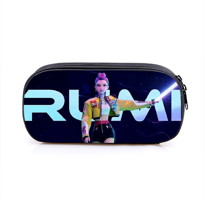 Калъф за моливи с анимационен герой Witcher Girls, голям капацитет, 20x10x5 см