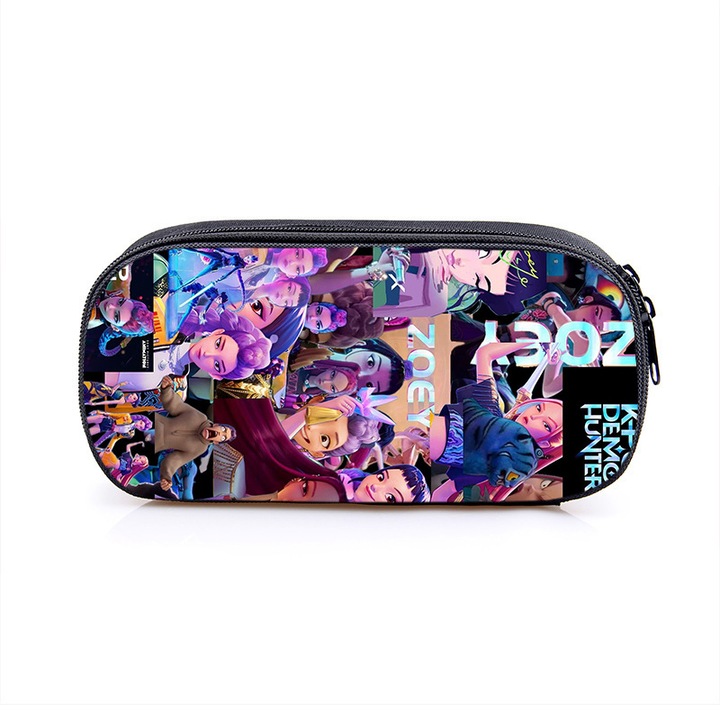 Калъф за моливи с мотив на Witch Hunter Girls, голям капацитет, 20x10x5 см