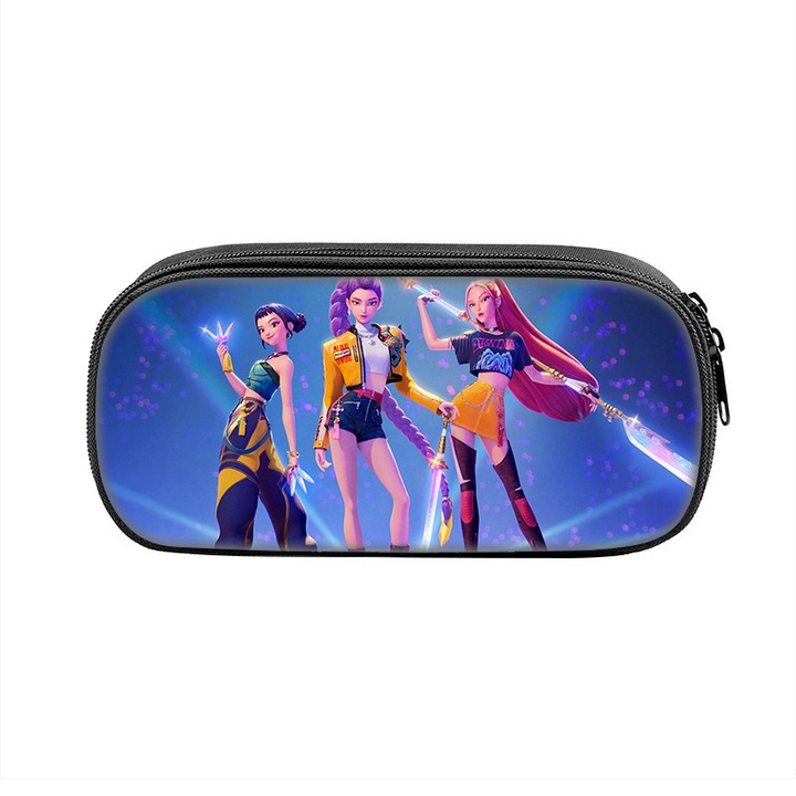 Penar K-pop Witcher Girls, capacitate mare, impermeabil, 21x10x5cm