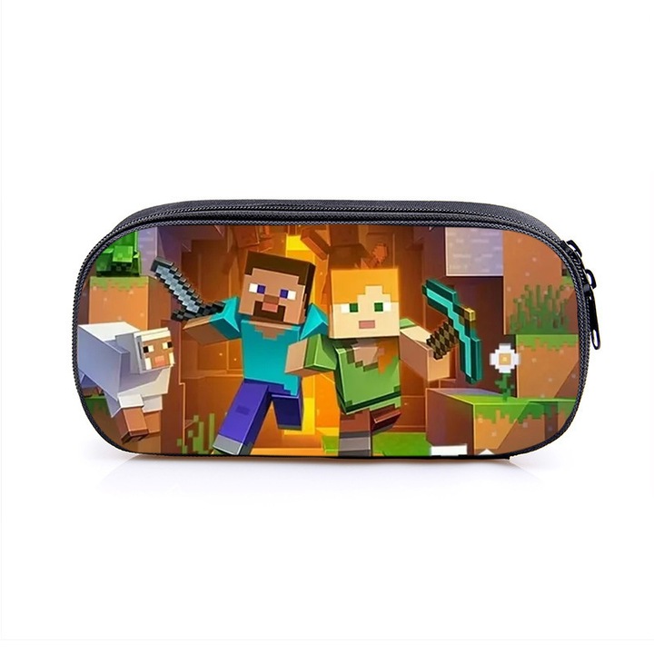 Penar Minecraft, capacitate mare, impermeabil, 20x10x5cm