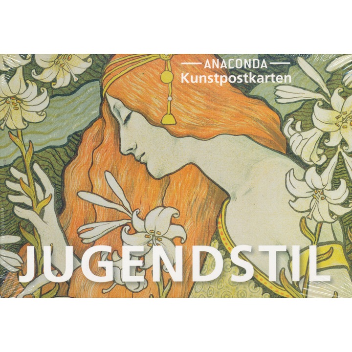 Jugendstil - 18 Kunstpostkarten
