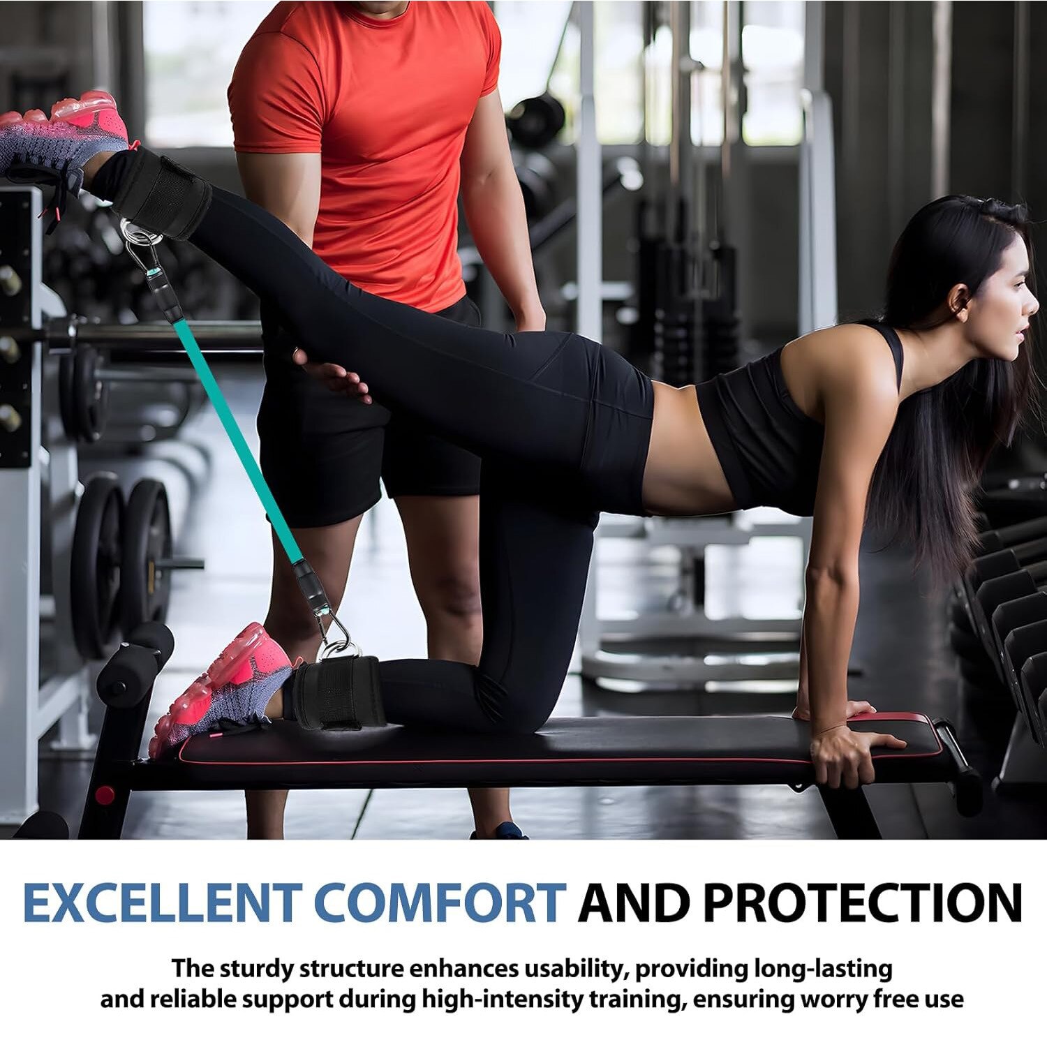 Chingi fitness, set 2 chingi, ajustabile, negru, universal - eMAG.ro