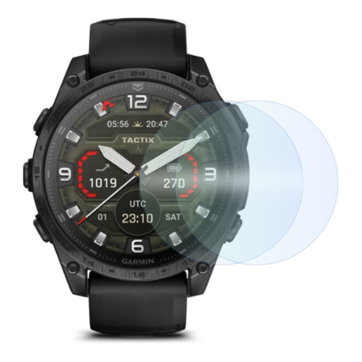 Set 2 folii, hidrogel, pentru Garmin Tactix 8, 47 mm, protectie ecran, regenerabila