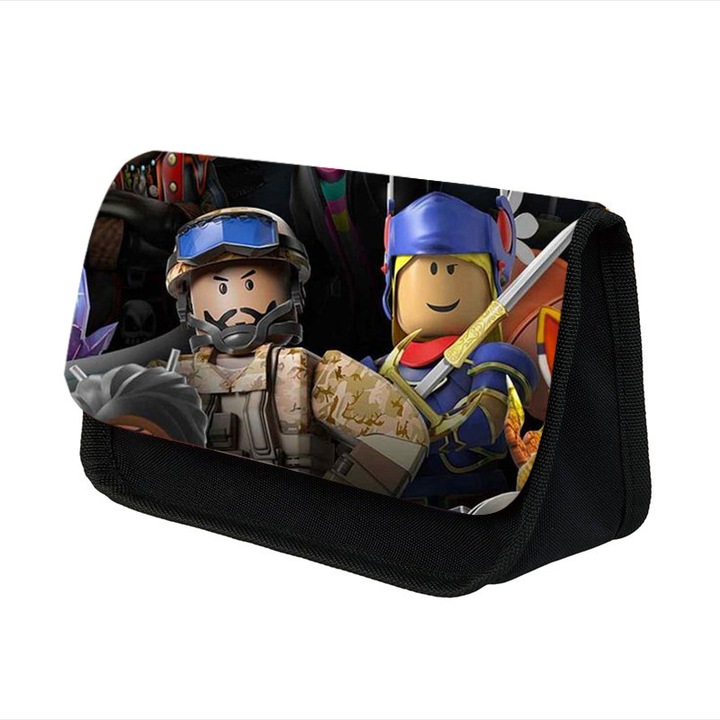 Penar ROBLOX, dublu strat, capacitate mare, impermeabil, 22x13x7.5cm