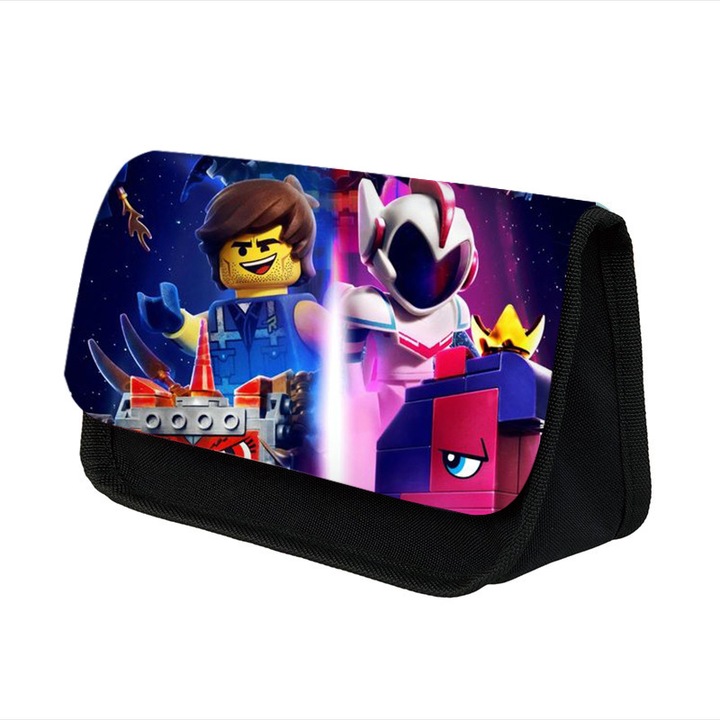 Penar ROBLOX, dublu strat, capacitate mare, impermeabil, 22x13x7.5cm