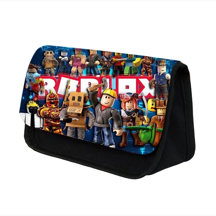 Penar ROBLOX, dublu strat, capacitate mare, impermeabil, 22x13x7.5cm