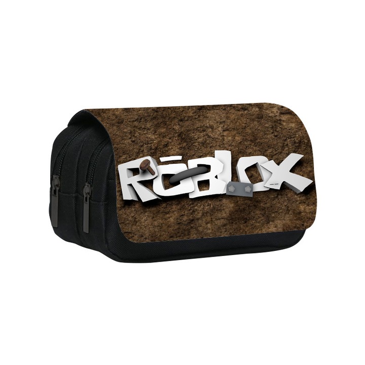 Penar ROBLOX, dublu strat, capacitate mare, impermeabil, 20x10x7.5cm