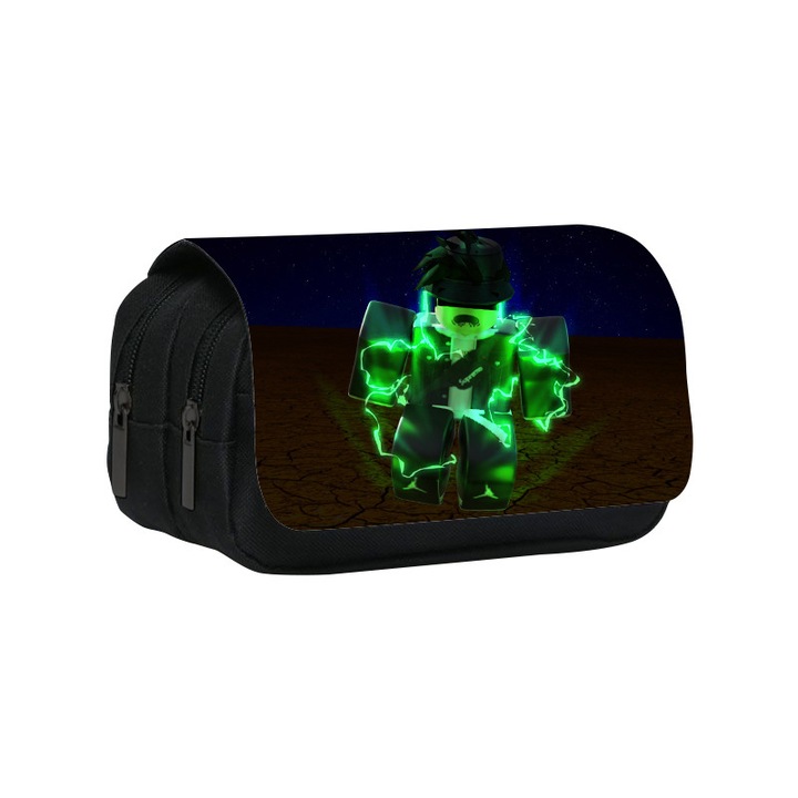 Penar ROBLOX, dublu strat, capacitate mare, impermeabil, 20x10x7.5cm