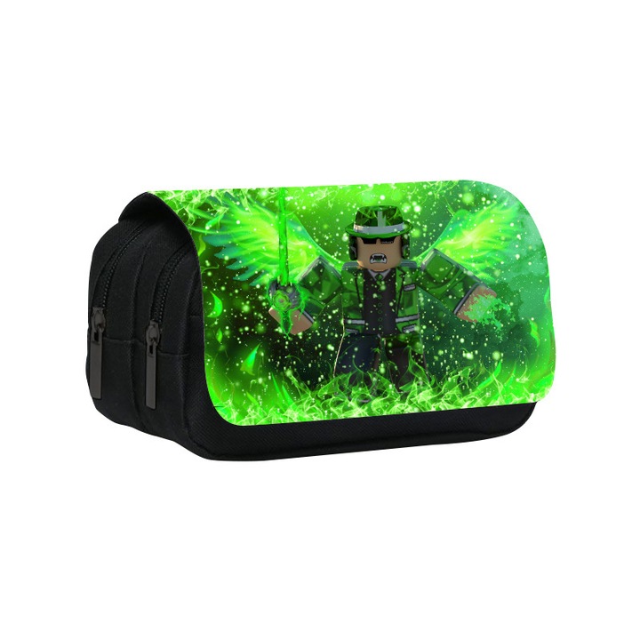 Penar ROBLOX, dublu strat, capacitate mare, impermeabil, 20x10x7.5cm