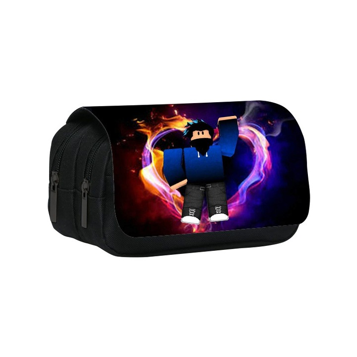 Penar ROBLOX, dublu strat, capacitate mare, impermeabil, 20x10x7.5cm