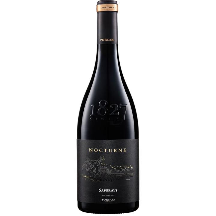 Vin Rosu Purcari Nocturne, Saperavi, Sec, 0.75l