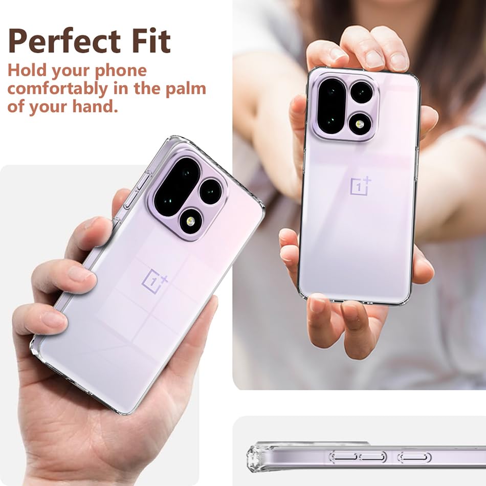 Husa pentru OnePlus 15, Anti-Shock 1.5mm, cu protectie lentile, transparenta