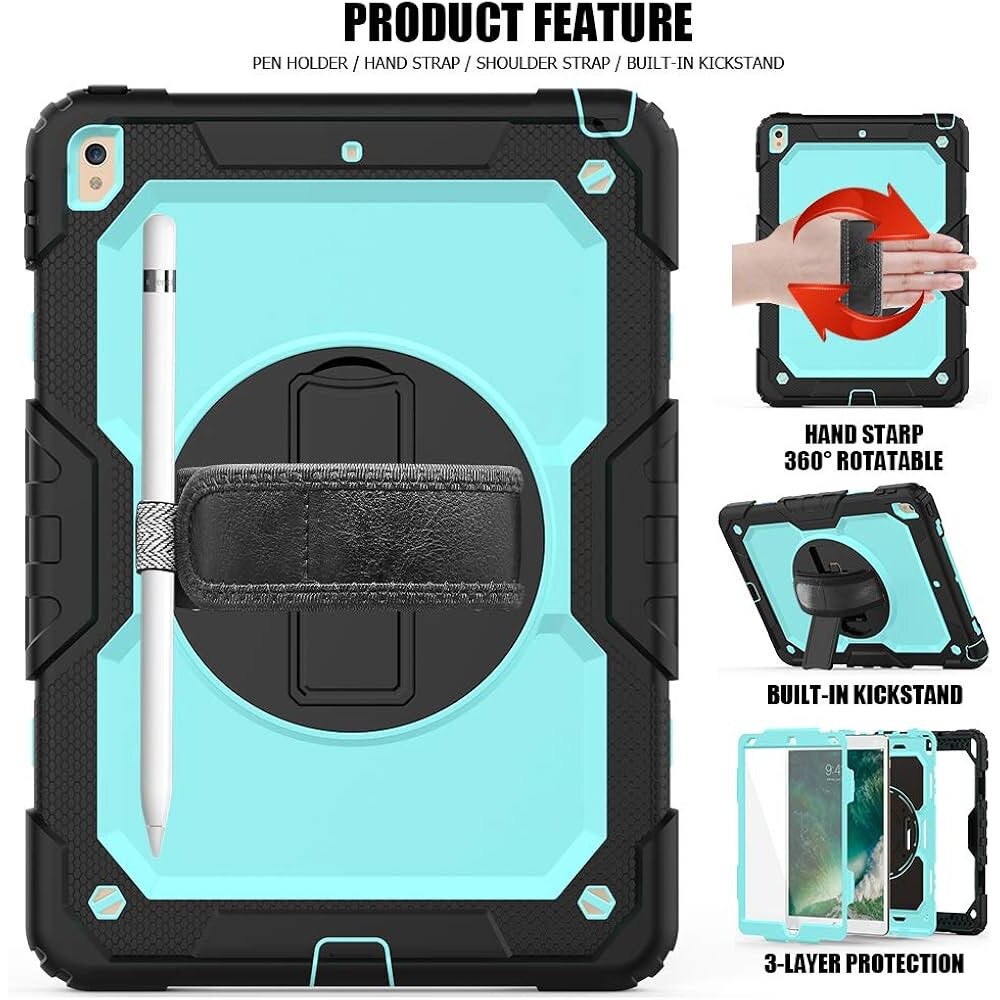 Husa Compatibila cu iPad 10.2 (19/20/21) Light Blue