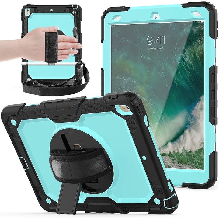 Husa Compatibila cu iPad 10.2 (19/20/21) Light Blue