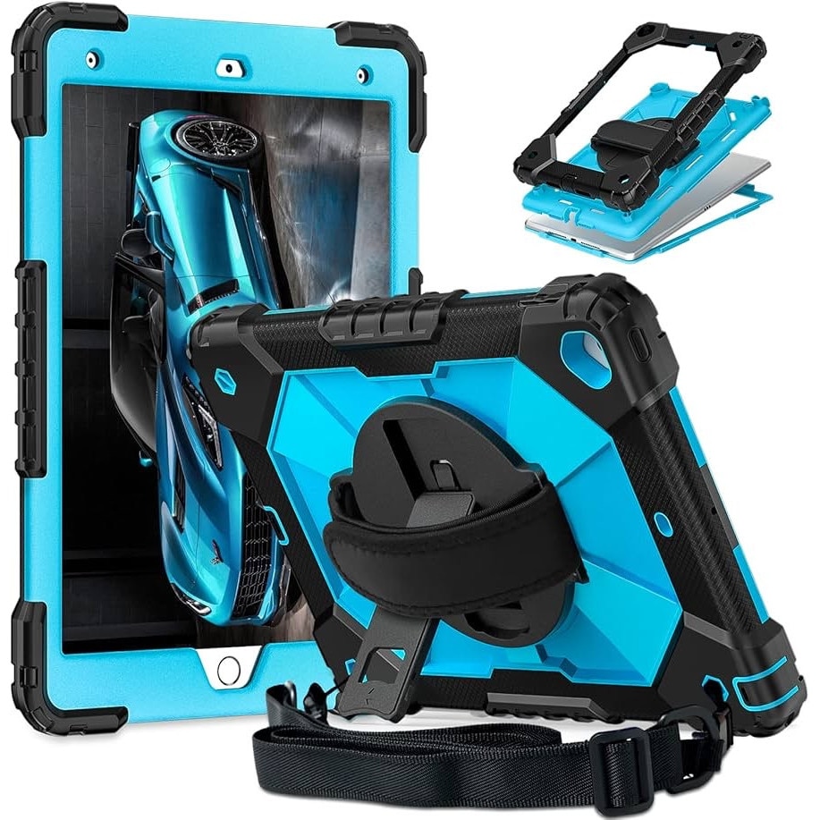 Husa compatibila cu iPad Pro 9.7 Black Blue