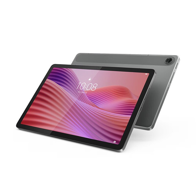 Tableta Lenovo Tab 10.1'', 4GB/128GB, FHD, gri, set cu husa transparenta