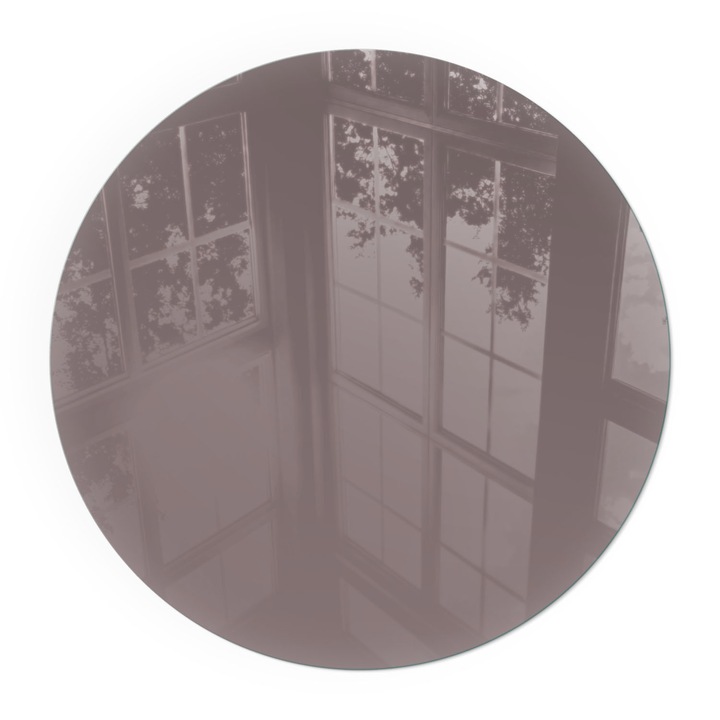 Covor Sticla Securizata, Wallfluent, Rotunde, Ø80 cm, Culoare bej, Termorezistenta, Baza Siguranta Pentru Podea, Anti-Scantei, 0100107801400cc887475