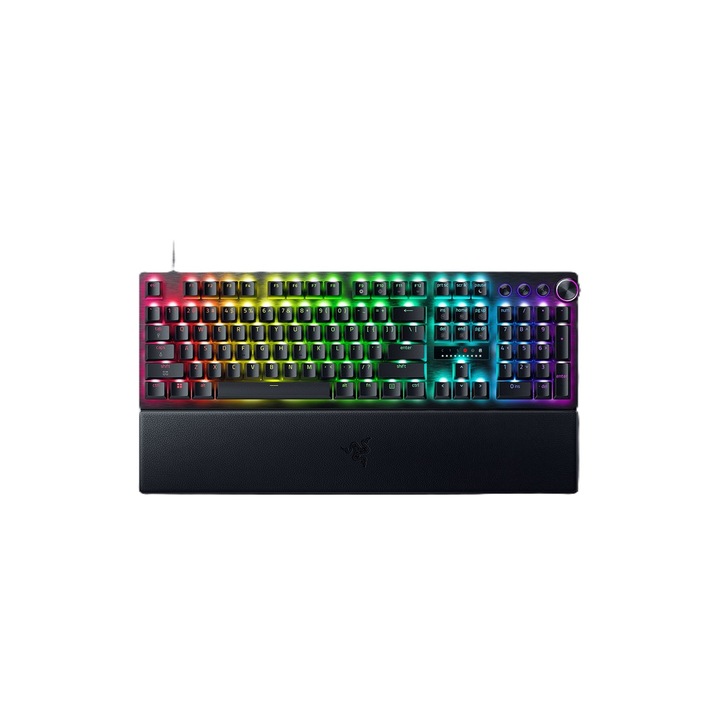 Tastatura Gaming Mecanica Razer Huntsman V3 Pro 8KHz, Analog Optical Gen-2 Switch, Layout US, Chroma RGB Negru