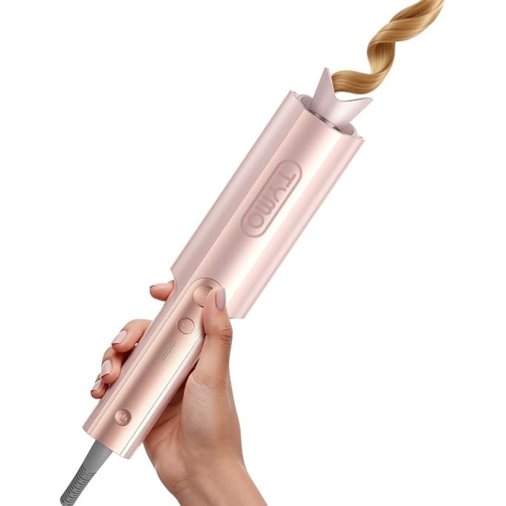 Ondulator automat TYMO Curlpro Plus 32 mm, incalzire rapida. roz