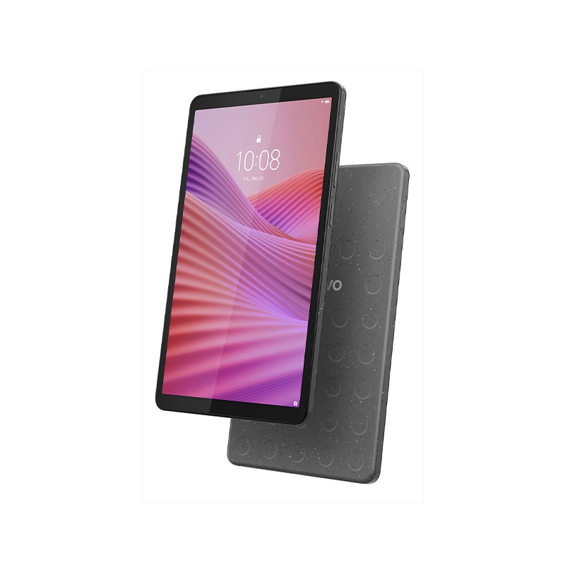 Tableta Lenovo Tab One 8.7'', 4GB/64GB, WiFi, Gri Luna, husa transparenta