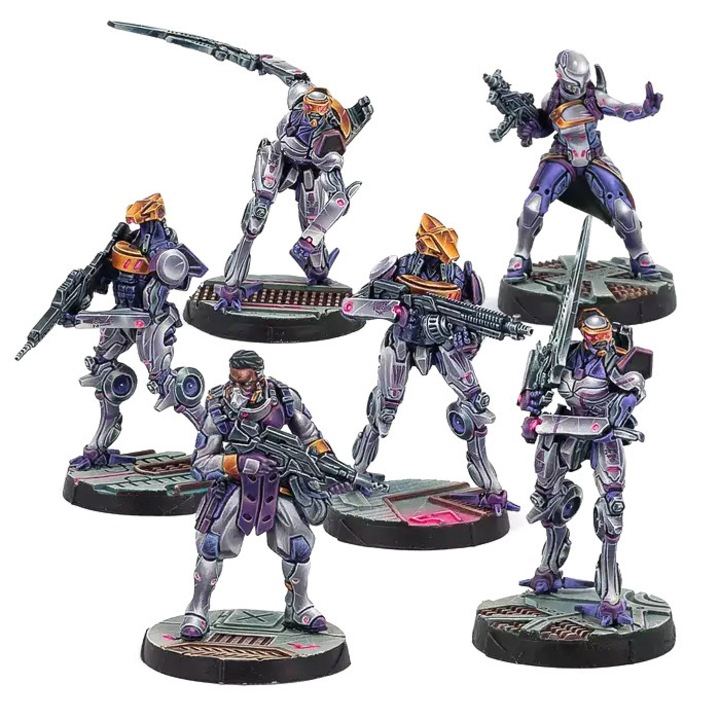 Extensie de joc Infinity, ALEPH Reinforcements Pack Alpha, Corvus Belli, limba engleza, gri