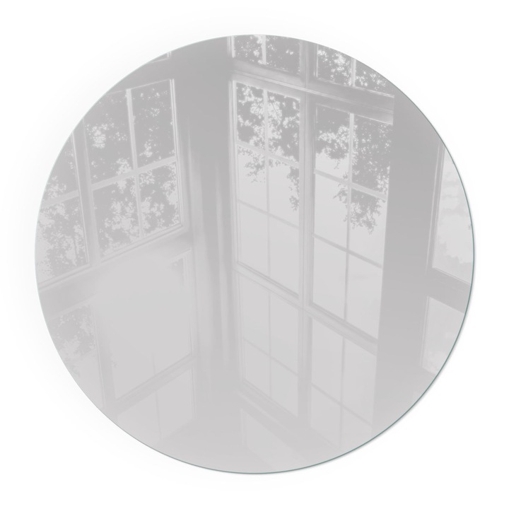 Placa Sticla Securizata, Wallfluent, Rotunde, Ø90 cm, Culoare Gri, Izolare Termica Podea, 4mm, Sub Soba, 0100107801500ccd7d5d6