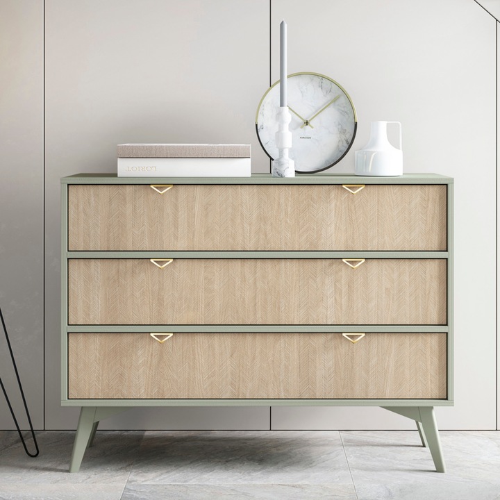 Dulap TV Morden, 2 compartimente, picioare metalice negre, PAL laminat, 56 x 168 x 39 cm, Alb