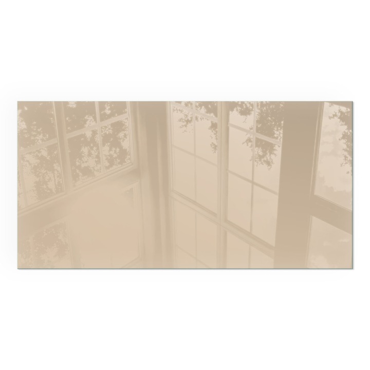 Covor Sticla, Wallfluent, Dreptunghiulara, 100x50 cm, Culoare bej, Termorezistenta, Baza Siguranta Pentru Podea, Anti-Scantei, 0100107801700ccdec6aa