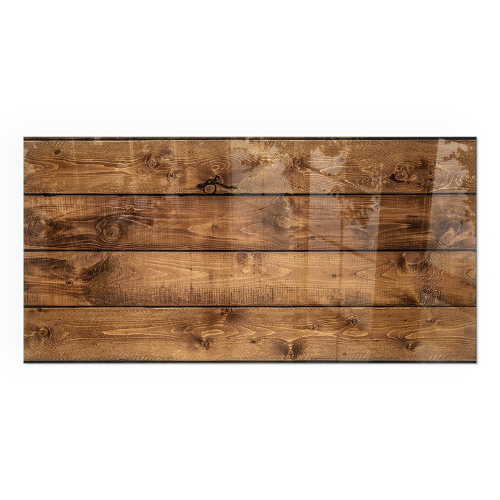 Placa Sticla Securizata, Wallfluent, Dreptunghiulara, 100x50 cm, Modelul de fibra de pe placa, Protectie Semineu/Soba, 4mm Termorezistenta, 010010780170000020409