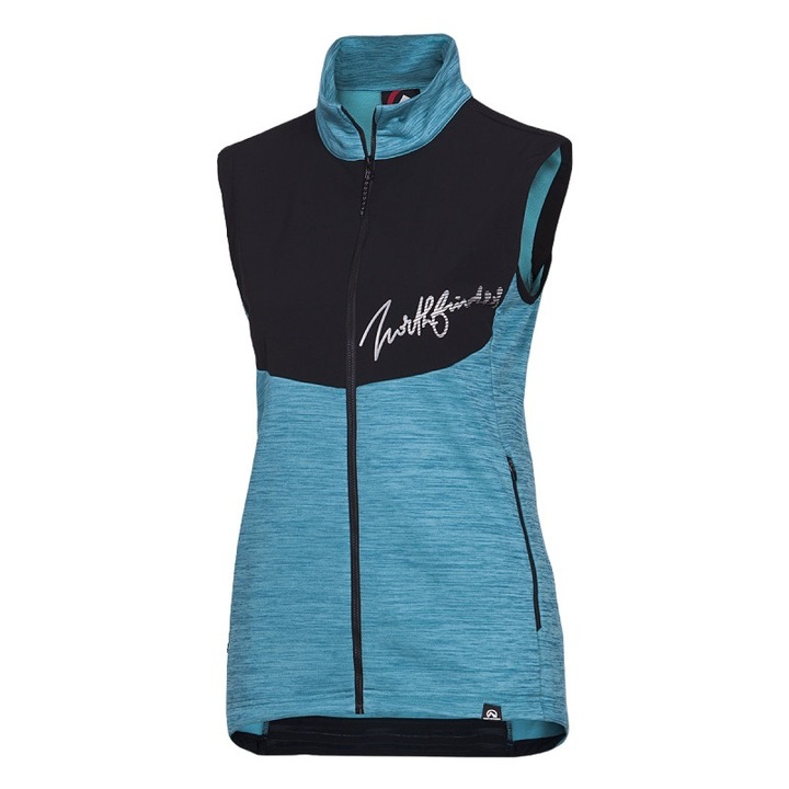 Női túra mellény Northfinder Ethel, Fekete/Világoskék/Kék, XS