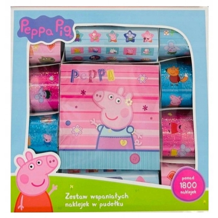 Carte cu autocolante - Peppa Pig