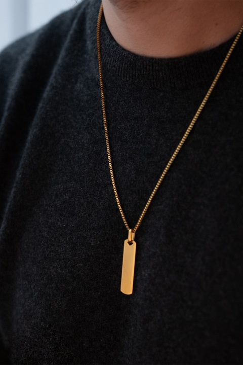 Maison Pauline, Colier de otel inoxidabil, Auriu