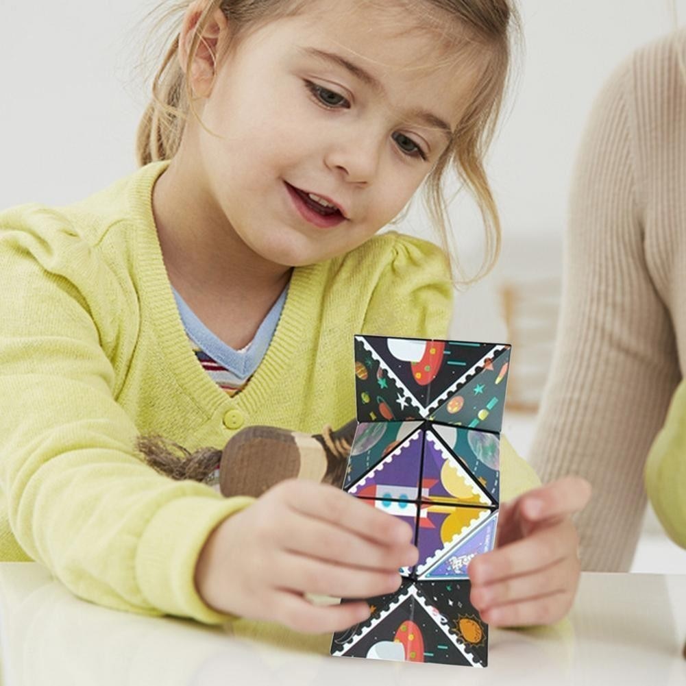 Jucarie Interactiva, Flippy, 3D Cub Rubik, Diferite Forme, Anti-stress ...