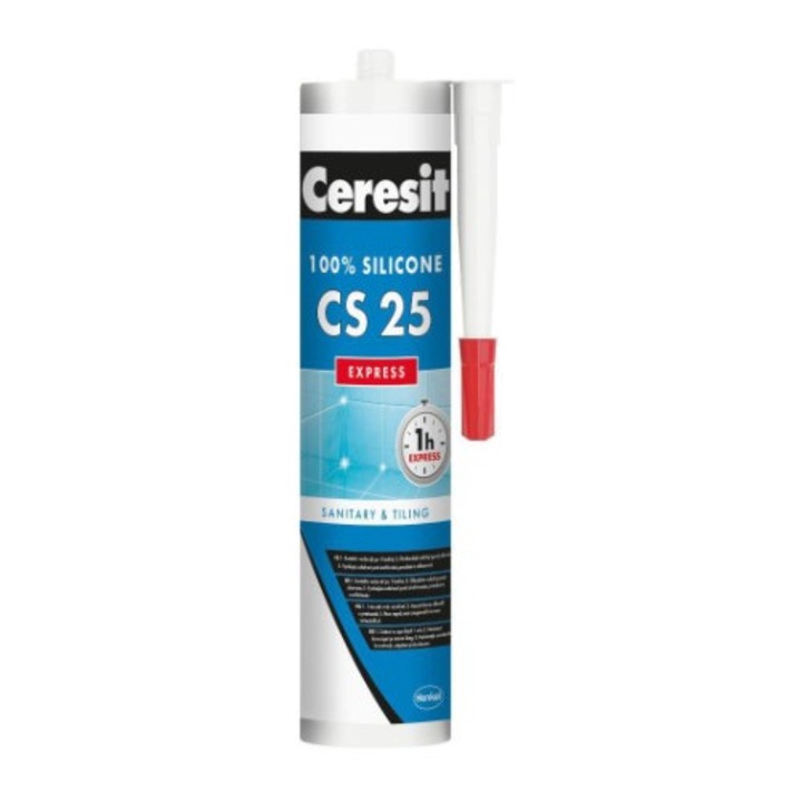 Silicon sanitar Ceresit CS25 Express transparent 280ml