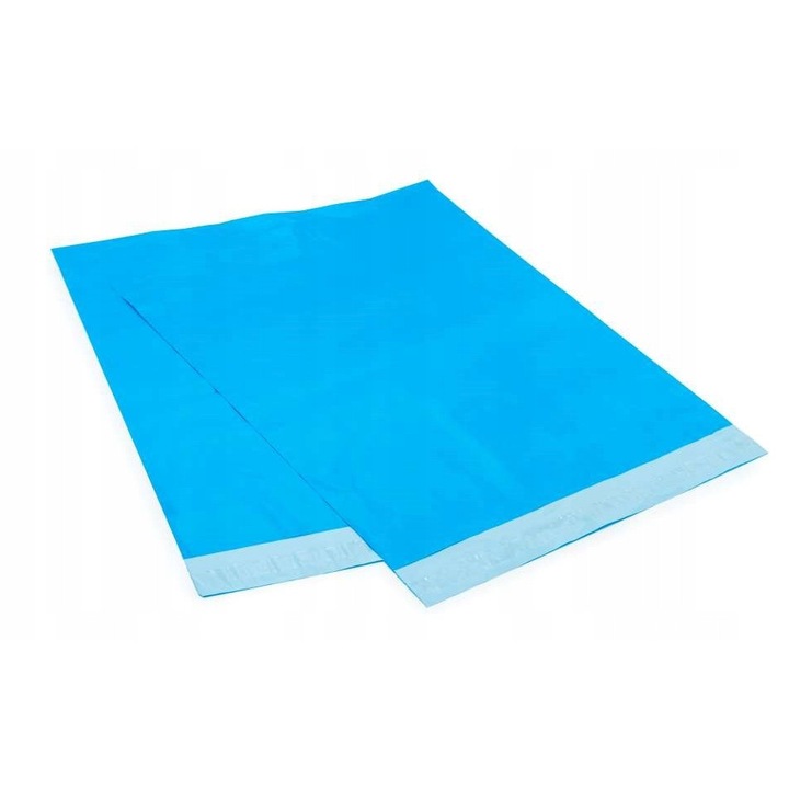 Set Folii De Expediere, Neopren, Realizate Din Plastic, Calitate Inalta, Metoda De Inchidere Autocolanta, Durabilitate Si Inchidere Sigura, 240 Mm X 325 Mm, Albastru, 50 Buc