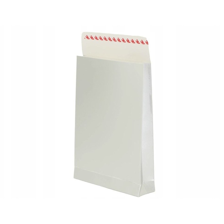 Set Plicuri, Neopren, Realizate Din Carton, Calitate Inalta, Metoda De Inchidere Autocolanta, Durabilitate Si Inchidere Sigura, 80 Mm X 120 Mm, Argintiu, 10 Buc