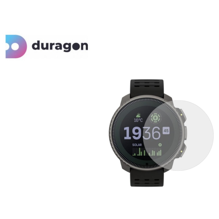 Folie silicon Duragon, compatibila cu Suunto Vertical protectie ecran, antisoc