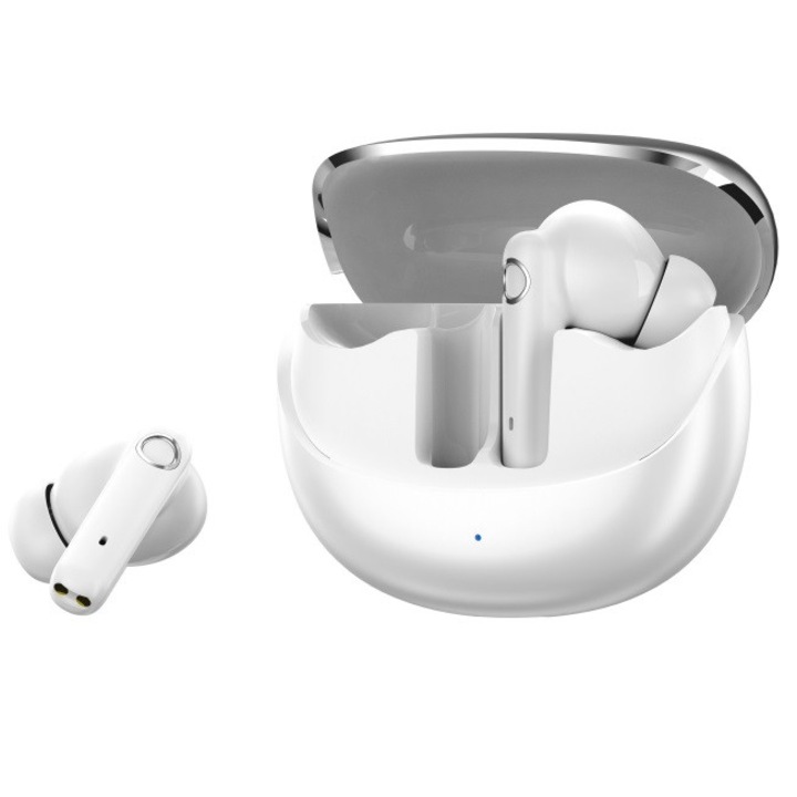 Безжични слушалки Buds Tone, Bluetooth 5.4, слушалки за поставяне в ушите, ясни разговори, удобно изживяване в ухото, универсален дизайн, бял