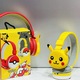 Детски слушалки, Pokémon Pikachu, безжични, сгъваеми, Bluetooth 5.0, удължен живот на батерията, 6D съраунд звук, вграден микрофон, Най-добрият подарък за дете, AjieQaQ®, жълти