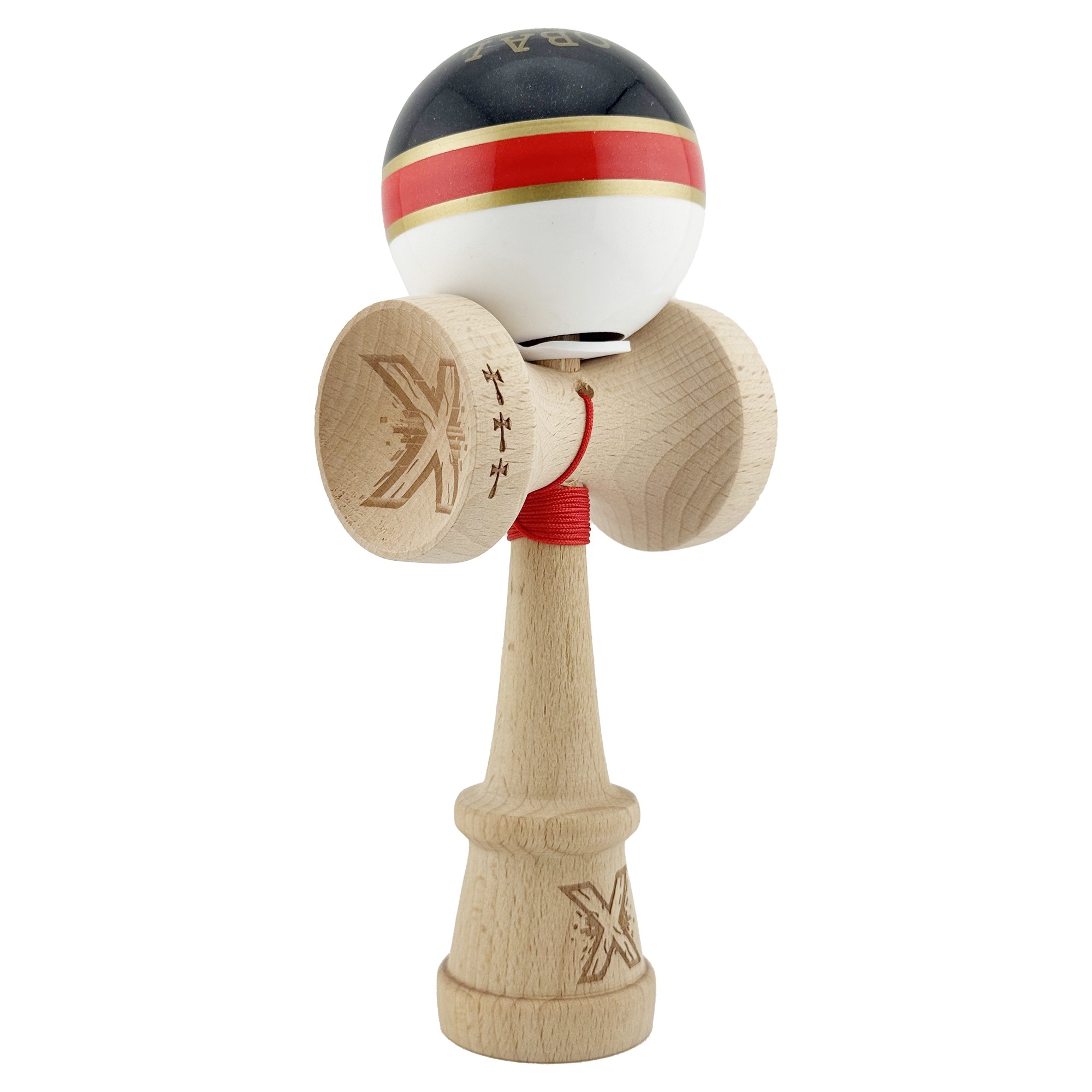 KENDAMA Profesionala Volcano GIA'SWORLD® cu 3 varfuri Spike