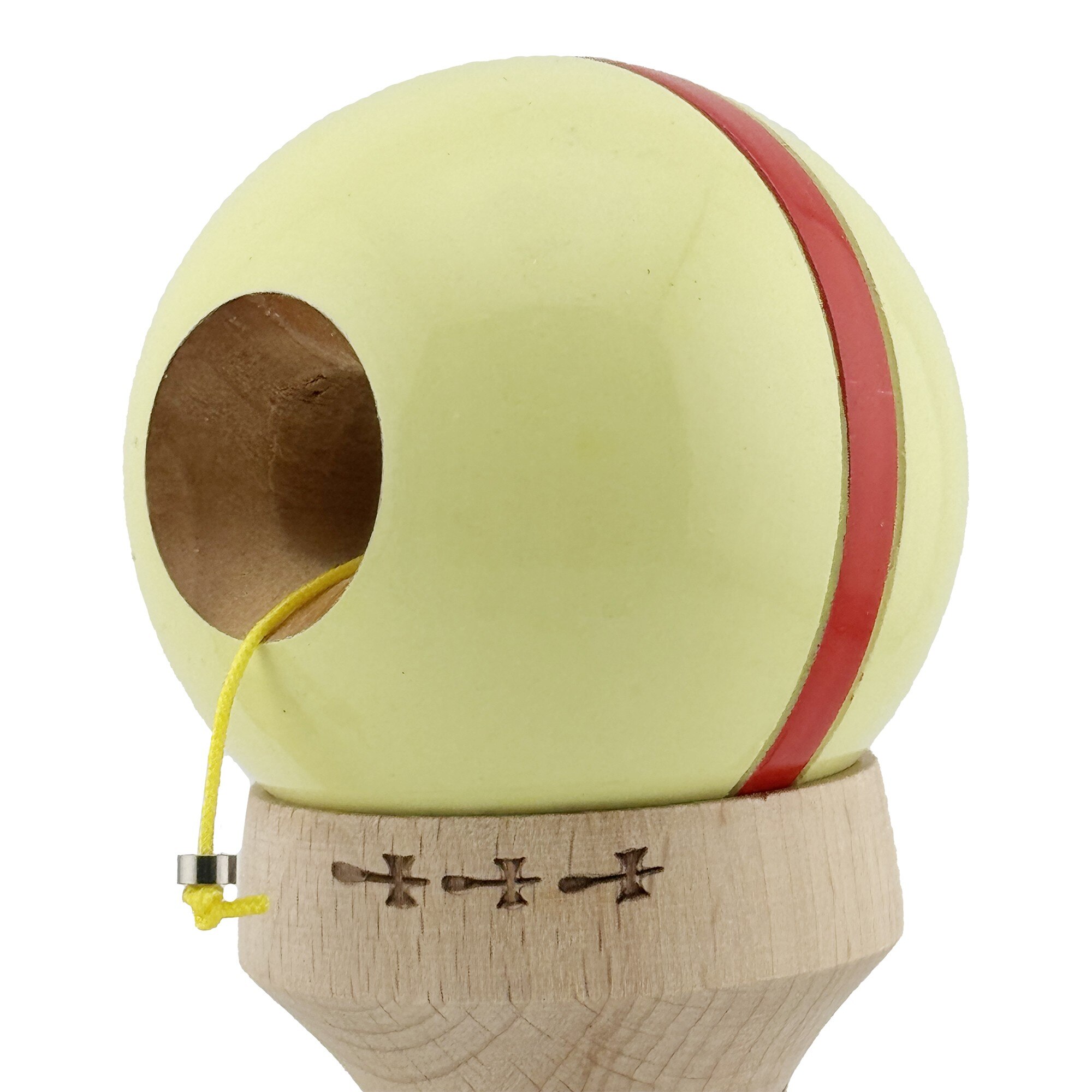 Kendama SUPER STYKY, Originala Spider SILKEN, Big cup V3, Lemn, 18