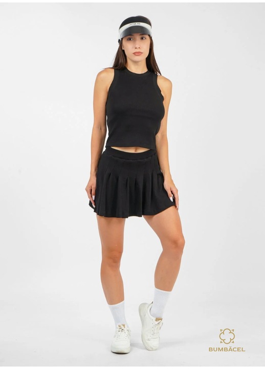 Fusta-pantaloni din bumac, pentru dame, 2XL