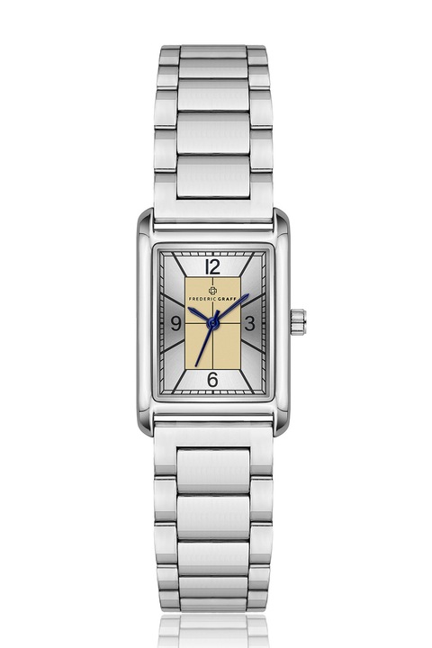 Frederic Graff, Правоъгълен часовник от неръждаема стомана, Сребрист
