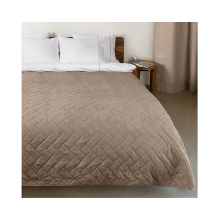 Cuvertura de pat SIENA, 160x220cm, Bej