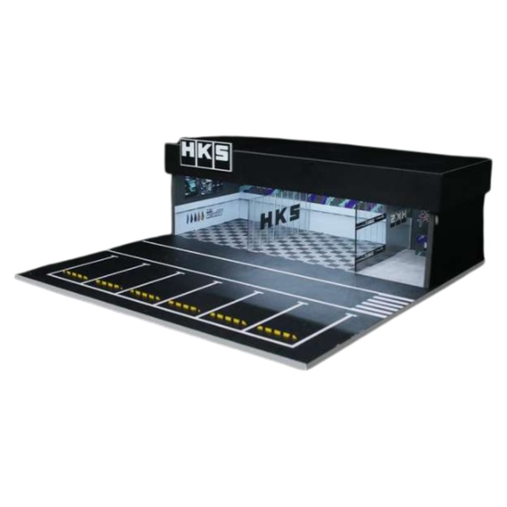 Diorama cu lumini Hks garage 1:64 Moreart MO936104