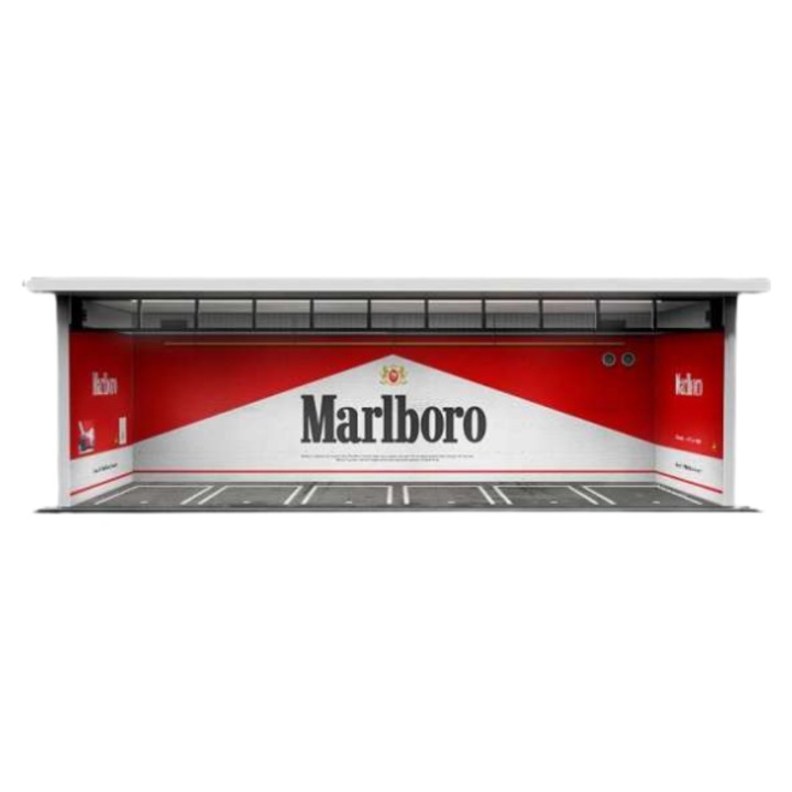 Diorama Parcare Garaj cu Lumini Marlboro 1:64 Moreart MO914015