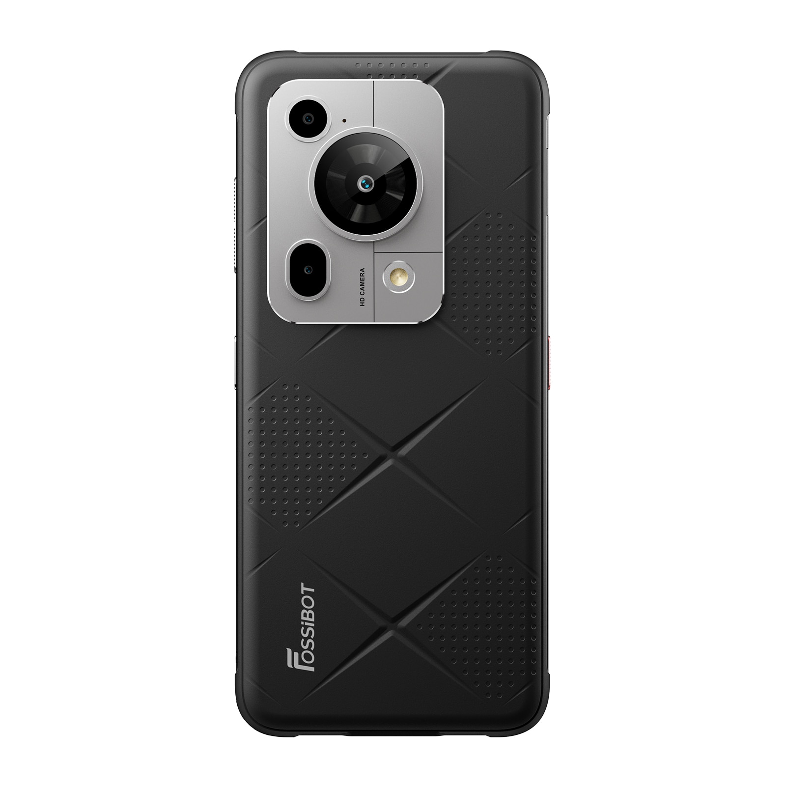Telefon mobil FOSSiBOT F112 Pro, 6.88-inch, Baterie 7150mAh, 5G, Android 14, 50MP+16MP, Dual SIM, Face ID/GPS, NFC, 8GB RAM+256GB ROM(1TB extensibil ROM), Pentru camping, calatorii, Negru