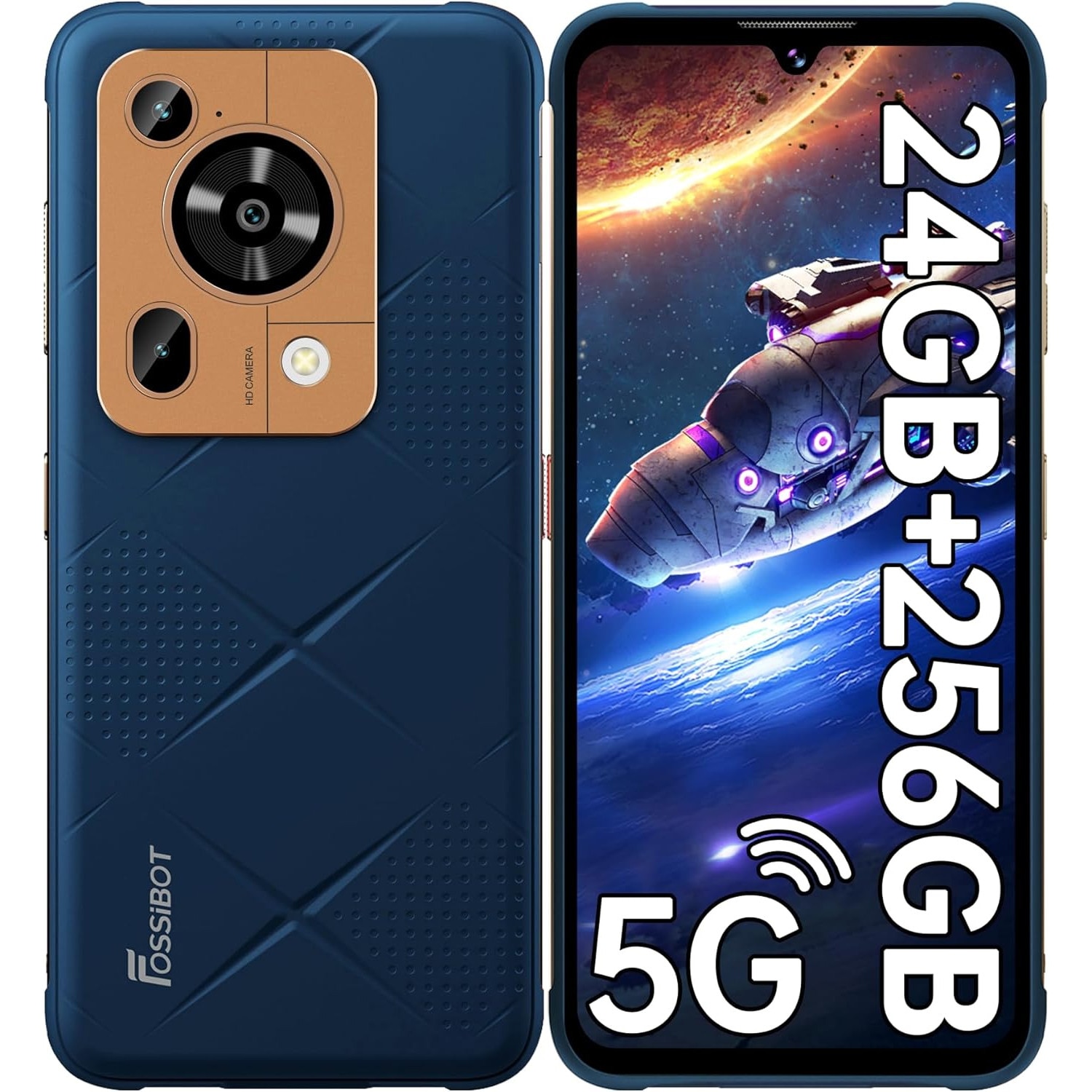 Telefon mobil OUKITEL C51,128GB 18GB RAM, Dual SIM,4G Android 13