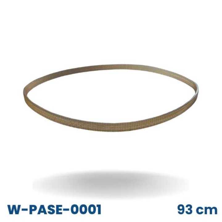 Hajtószíj, AZ, 93 cm, sárga, kerékkiegyensúlyozókhoz, megerősített szerkezet, szilárd felépítés, sima és csendes működés, könnyű csere, precíziós kiegyensúlyozás, gumi, szálak